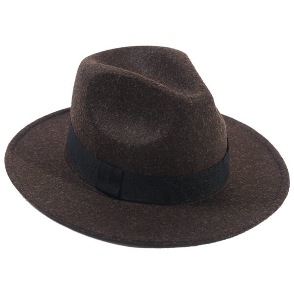 Chapeau feutre marron