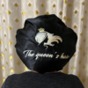 Bonnet satin noir – Image 2