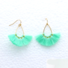 Boucle d'oreilles pompoms