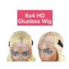 PROMO!!! -20% - Perruque Glueless blond miel-613 brésilien - 24" – Image 3