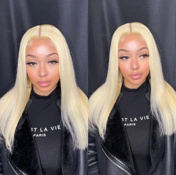 Perruque Glueless blond miel-613 brésilien