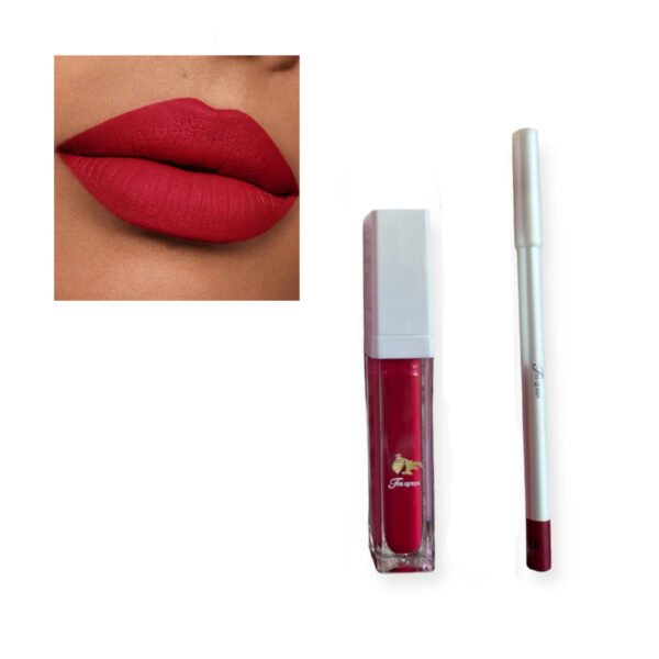 lipstick gamme fatal de chez the queen beauty teinte rouge cerise